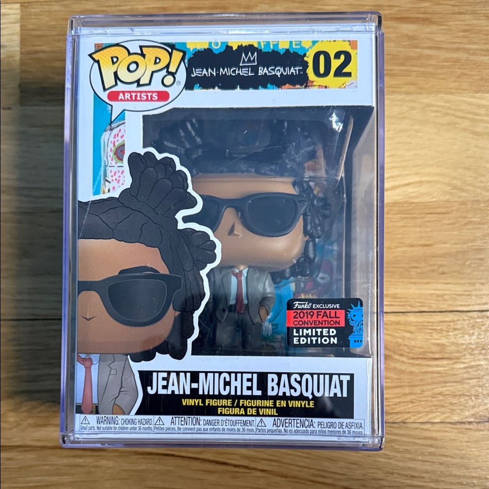 Funko Pop Jean-Michel Basquiat with Black Hair and Sunglasses #02
